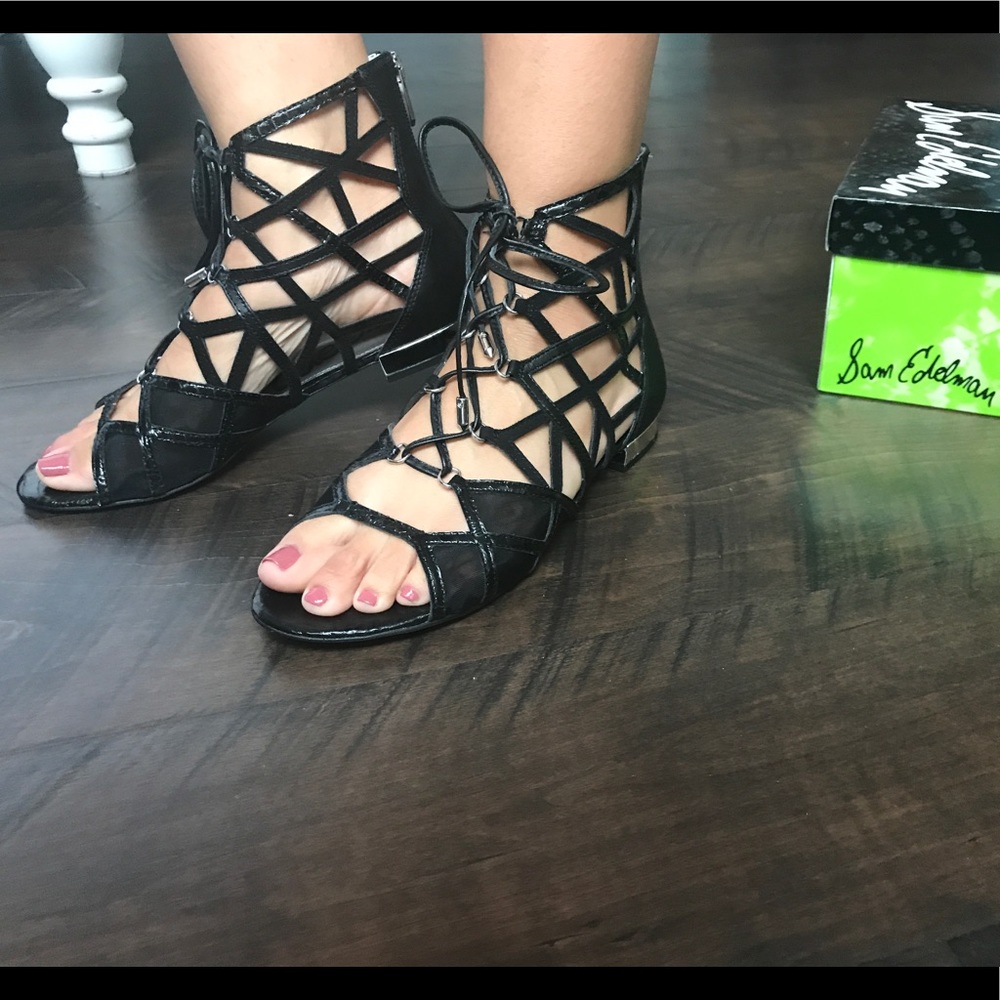 NEW in box Caged sandals